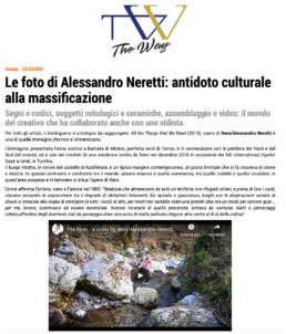 2020, The Way Magazine - Le foto di Alessandro Neretti: antidoto culturale alla massificazione