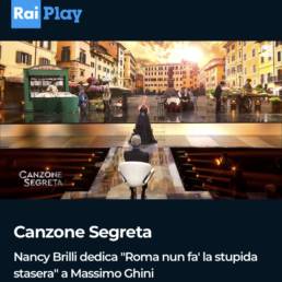RaiPlay - Canzone Segreta - Nancy Brilli indossa un abito di Mario Costantino Triolo