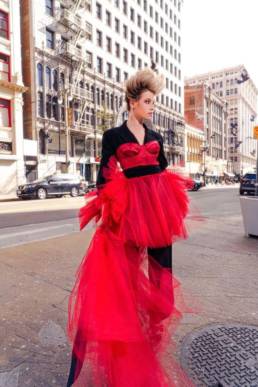 Dominique Druckman Amazing Actress Casa di Moda DAVIDE MUCCINELLI Alta Moda • NYC_ MUZE Magazine